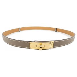 Hermès Kelly 18mm Brauner Gürtel Braun