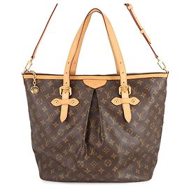 Louis Vuitton Monogram Palermo GM Tote Bag Braun