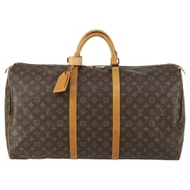 Louis Vuitton Keepall Bag Monogram Canvas 60 Brown