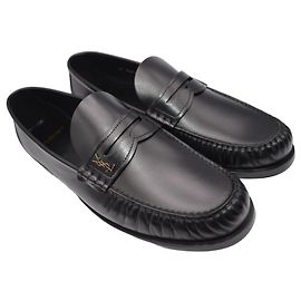 saint laurent mocassini 40 nero pelle Nero