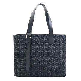 Bolso horizontal con hebilla Anagram Loewe Negro
