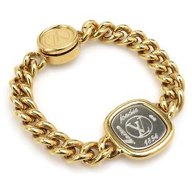 Bracciale Charm Louis Vuitton Argento D'oro