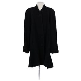 Sonia Rykiel Black wool coat Black
