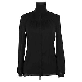 Saint Laurent Blusa nera Nero