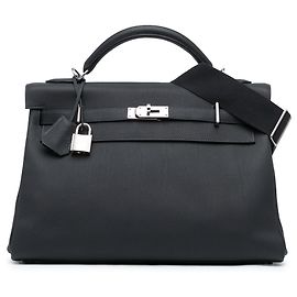 Hermès Togo Maxi Kelly 42 Noir