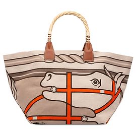 Hermès Toile H Plume Quadrige com Fio Steeple 31 Marrom