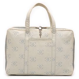 Bolso de viaje Chanel CC Jean Azul