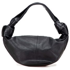 Bottega Veneta Mini Cuir de veau Double Knot Sac Noir