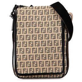 Borsa a tracolla Fendi Zucchino Marrone