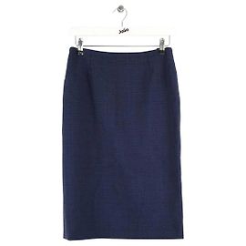 Dior Saia de lã azul Azul