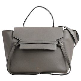Céline Bolsa Celine Belt Mini de couro 2 em 1 cinza Cinza