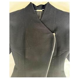 Veste Tweed Alexander McQueen – Femme – Taille 42 (Small UK) – Gris – Occasion Très Bon état