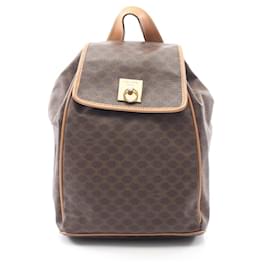 Céline Celine Macadam Backpack Brown