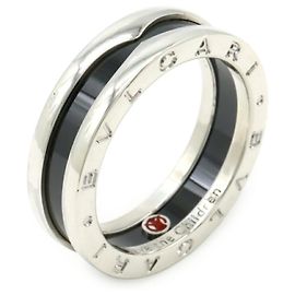 Bulgari Anello B.zero1 di Bvlgari Nero Argento