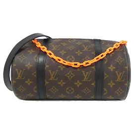 Bolsa de Ombro Louis Vuitton Monogram Solar Ray Mini Polochon M44479 Marrom Preto