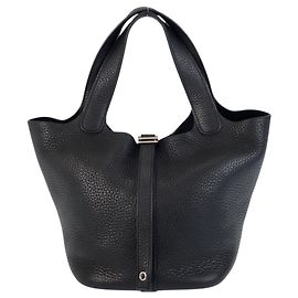 Bolso Hermès Picotin Lock PM Negro Negro