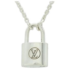 Collar Péndulo Silver Lockit Louis Vuitton Plata