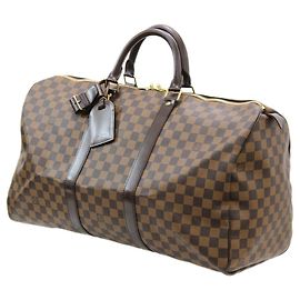 Borsa Boston Keepall 50 Louis Vuitton Damier ebene
