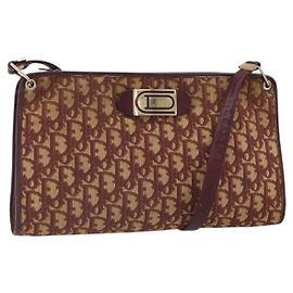 Christian Dior Vintage Trotter Canvas medium Rosso