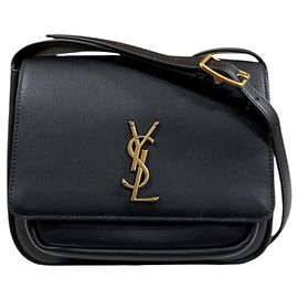 Sac à épaule Niki de Saint Laurent en cuir noir Noir