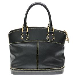 Louis Vuitton Suhali Lockit PM Handtasche Schwarz