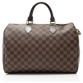 Louis Vuitton Damier Ebene Speedy 35 Tasche Braun