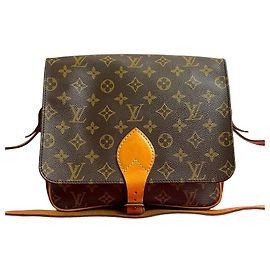 Bolsa de Ombro Cartouchiere Monogram Louis Vuitton Marrom