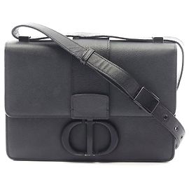 Sac à main en cuir Dior 30 Montaigne Noir