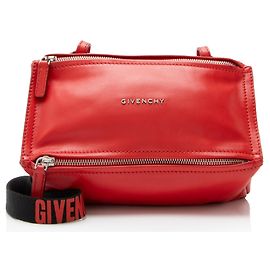 Borsa a Spalla Mini Pandora in Pelle Givenchy Rosso