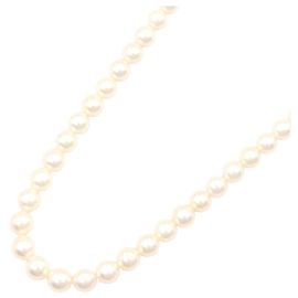Colar de Pérolas Akoya Tasaki em Prata 925 Prata Metálico