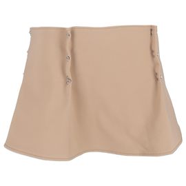 Autre Marque Falda Mini Accent Hooks Dion Lee en Algodón Beige Beige