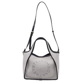 Stella Mc Cartney Borsa tote Stella McCartney Salt & Pepper in tela grigia Grigio