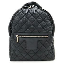 Chanel Cocoon Nylon Leather Backpack Black
