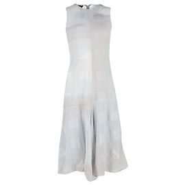 Akris Square-Patterned Midi Dress in Multicolor Viscose Multiple colors