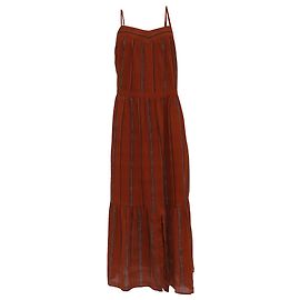 Abito Maxi Kyo in Cotone Arancione Ba&sh Altro