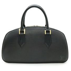 Louis Vuitton Jasmin Epi Leather Handbag Black