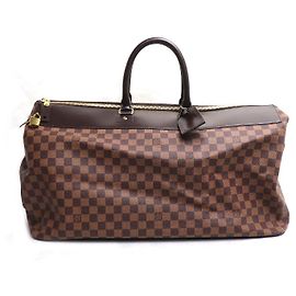 Bolsa Boston Damier Greenwich GM Louis Vuitton Marrom