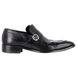 Mocassini Gucci Interlocking G in pelle nera Nero