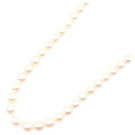 Colar de Pérolas Tasaki em Prata 925 Prata Metálico