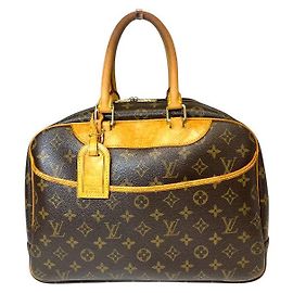 Louis Vuitton Deauville Monogram Handtasche Braun