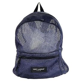 Sac à dos en toile en maille Yves Saint Laurent Violet