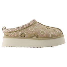 Tazz Sun Stitch Mules - UGG - Leather - Beige Brown Beige