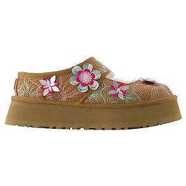 Bea Mary Jane Meadow Slides - UGG - Couro - Marrom Marrom
