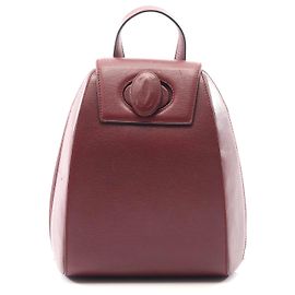 Mochila de couro Must da Cartier Marrom