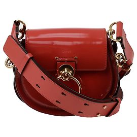 Chloé Sac à main Tess Small Tote Rouge