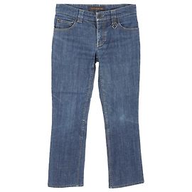 Jeans a gamba dritta Louis Vuitton in denim blu Blu Blu chiaro