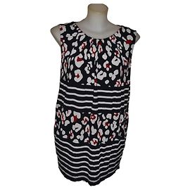 Vestido Red Valentino estampado em viscose Multicor