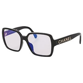 Chanel Square Shape Sunglasses Black