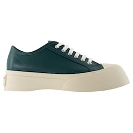 Baskets - Marni - Cuir - Vert Vert