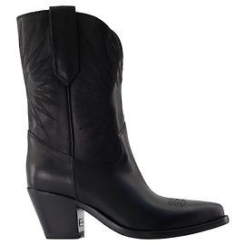 70 Wish Star Low Boots - Golden Goose Deluxe Brand - Leather - Black Black